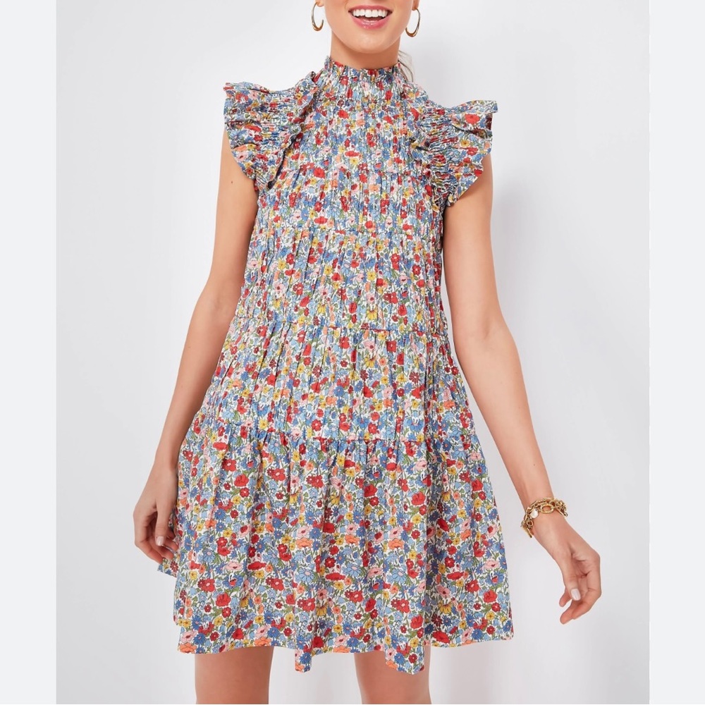 Sea Women's Hanna Park Cotton Ruffled Floral Dress